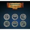 Adventure Weapons Tokens (12) -FANTASYWELT Verkäufe adventure weapons tokens 12