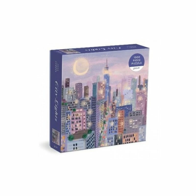 City Lights 1000 Pc Puzzle In A Square Box 3 City Lights 1000 Pc Puzzle In A Square Box