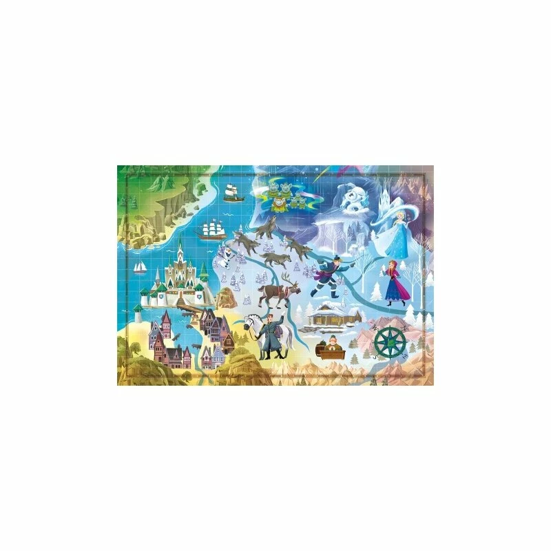 Clementoni Disney Story Maps Puzzle Die Eiskönigin (1000 Teile) 4 Clementoni Disney Story Maps Puzzle Die Eiskönigin (1000 Teile) – Bild 2