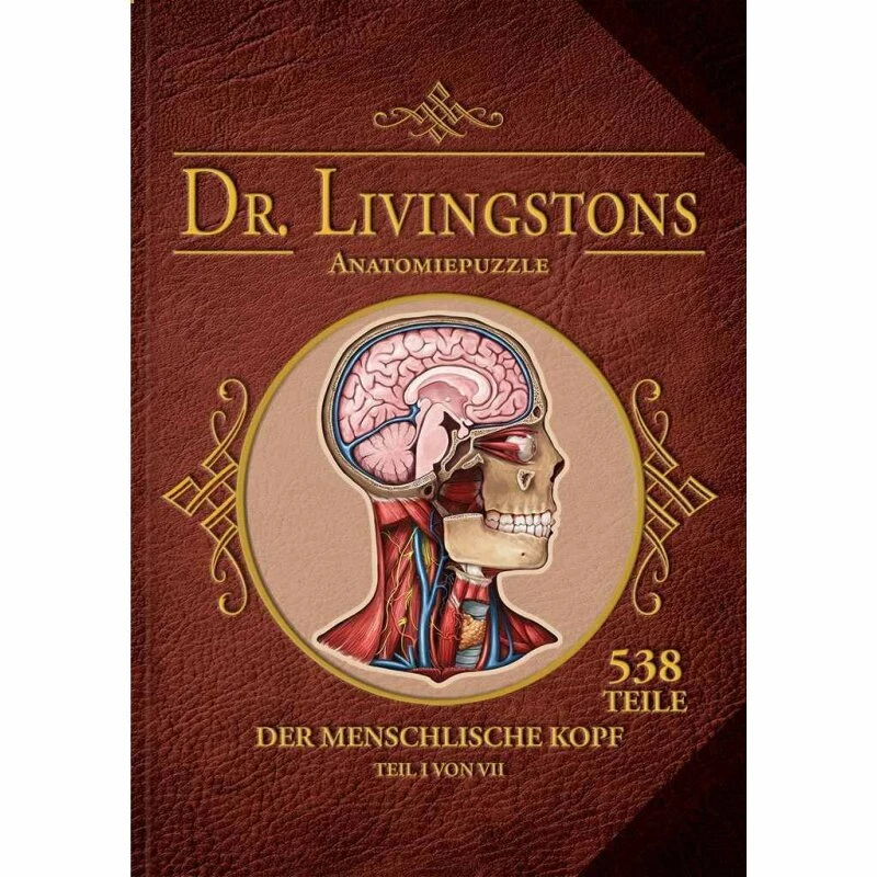 Dr. Livingstons Anatomiepuzzle: Der Menschliche Kopf Teil 1 (DE) *Mängelexemplar* 3 Dr. Livingstons Anatomiepuzzle: Der Menschliche Kopf Teil 1 (DE) *Mängelexemplar*