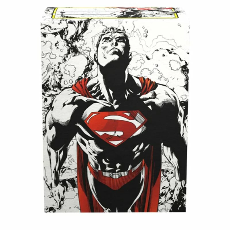 Dragon Shield Standard Size Brushed Art Sleeves - Superman Core (Red/White) (100) 3 Dragon Shield Standard Size Brushed Art Sleeves - Superman Core (Red/White) (100)
