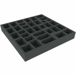 Feldherr 345 Mm X 345 Mm X 45 Mm Schaumstoffeinlage Für Brettspiele - 35 Fächer
