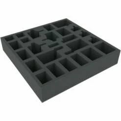 Feldherr 55 Mm Schaumstoffeinlage Mit 25 Fächern Für Dark Souls Das Brettspiel - Charaktere