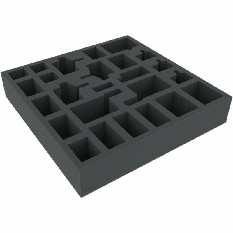 Feldherr 55 Mm Schaumstoffeinlage Mit 25 Fächern Für Dark Souls Das Brettspiel - Charaktere 3 Feldherr 55 Mm Schaumstoffeinlage Mit 25 Fächern Für Dark Souls Das Brettspiel - Charaktere