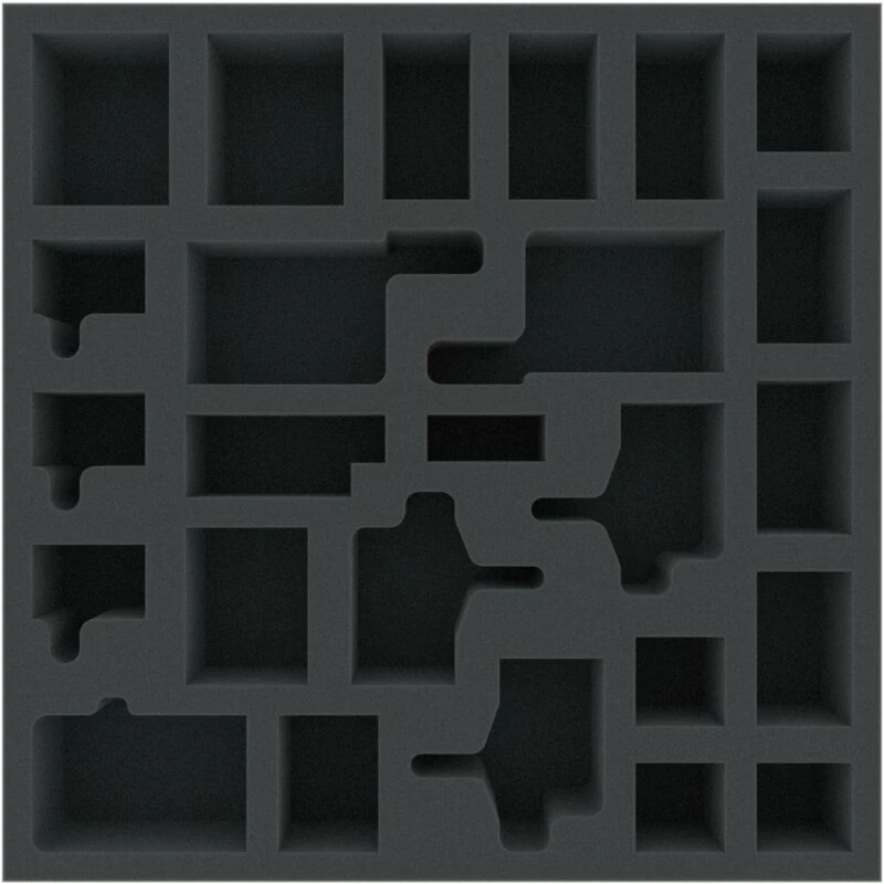 Feldherr 55 Mm Schaumstoffeinlage Mit 25 Fächern Für Dark Souls Das Brettspiel - Charaktere 4 Feldherr 55 Mm Schaumstoffeinlage Mit 25 Fächern Für Dark Souls Das Brettspiel - Charaktere – Bild 2