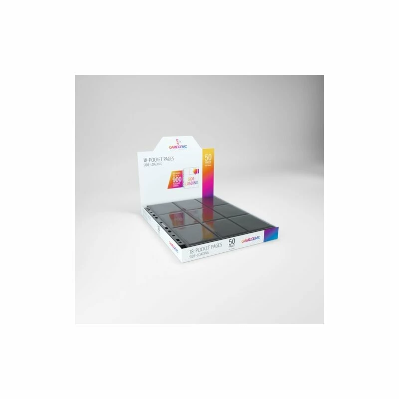 Gamegenic - 18-Pocket Sideloading Pages Black (50) 3 Gamegenic - 18-Pocket Sideloading Pages Black (50)