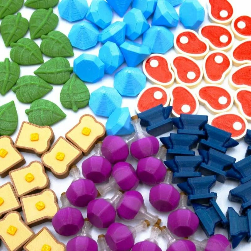 Goods Tokens For Flamecraft (210) 10 Goods Tokens For Flamecraft (210) – Bild 8