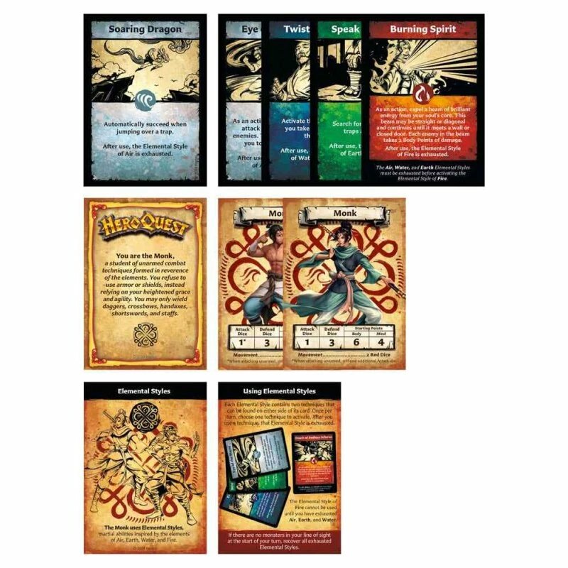 Hasbro HeroQuest 2022 - Hero Collection: Path Of The Wandering Monk (EN) 14 Hasbro HeroQuest 2022 - Hero Collection: Path Of The Wandering Monk (EN) – Bild 12