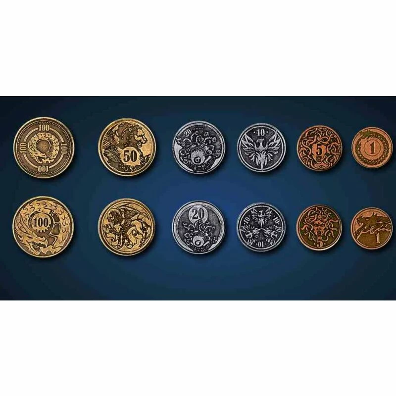 Legendary Metal Coins - Creature Unit Set (24) 3 Legendary Metal Coins - Creature Unit Set (24)