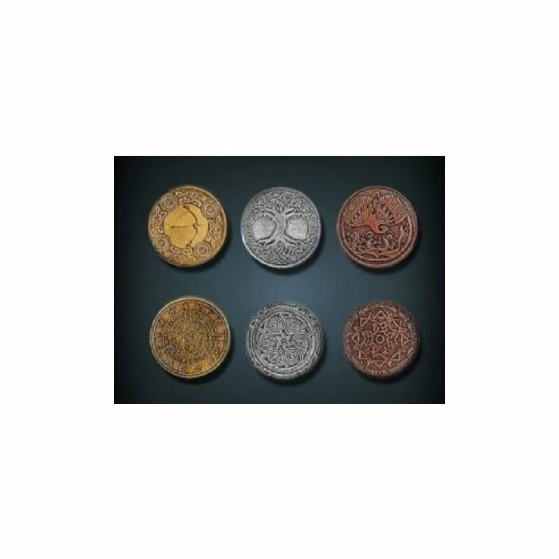 Legendary Metal Coins - Elven Set (24) 3 Legendary Metal Coins - Elven Set (24)