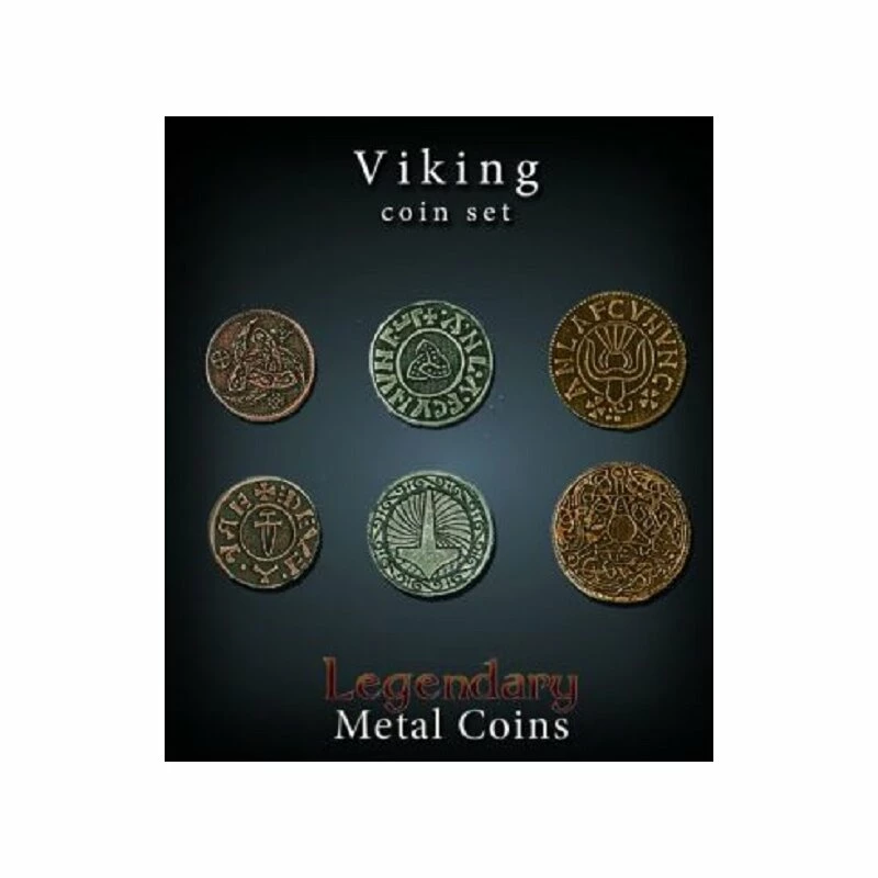 Legendary Metal Coins - Viking Set (24) 3 Legendary Metal Coins - Viking Set (24)