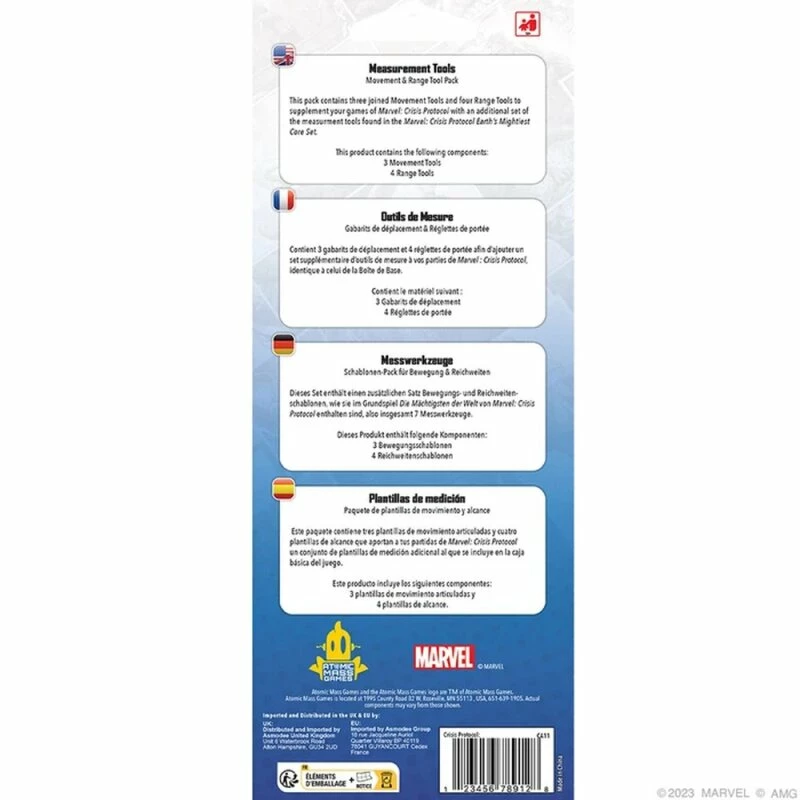 Atomic Mass Games Marvel: Crisis Protocol – Movement & Range Tool Pack 4 Atomic Mass Games Marvel: Crisis Protocol – Movement & Range Tool Pack – Bild 2