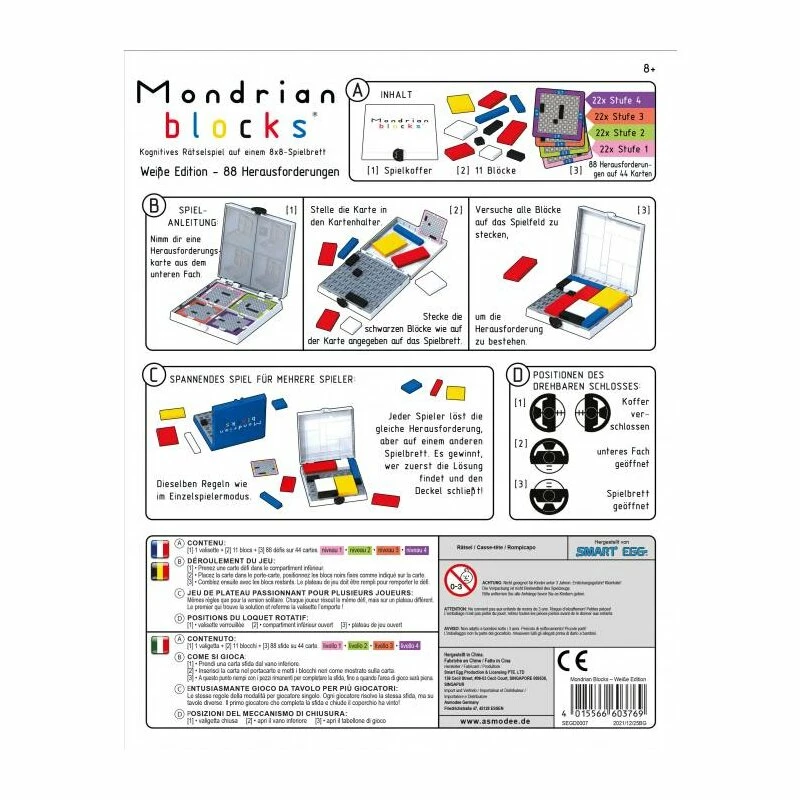 Mondrian Blocks: Weiße Edition (DE) 5 Mondrian Blocks: Weiße Edition (DE) – Bild 3