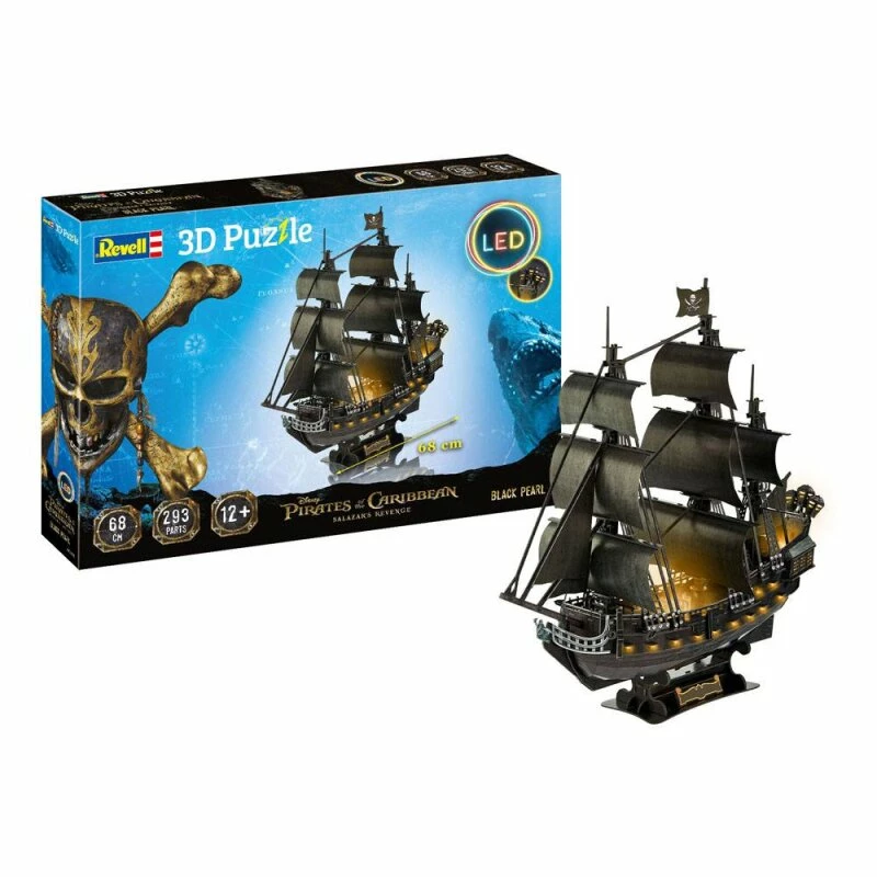 Pirates Of The Caribbean: Salazars Rache 3D Puzzle Black Pearl LED Edition 4 Pirates Of The Caribbean: Salazars Rache 3D Puzzle Black Pearl LED Edition – Bild 2