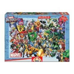 EDUCA Puzzle: Collage Of Marvel Heroes (1000 Teile)