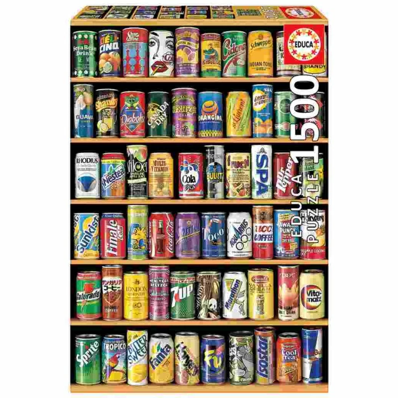 EDUCA Puzzle: Soft Cans (1500 Teile) 3 EDUCA Puzzle: Soft Cans (1500 Teile)