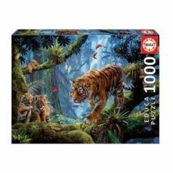 EDUCA Puzzle: Tigers In The Tree (1000 Teile)