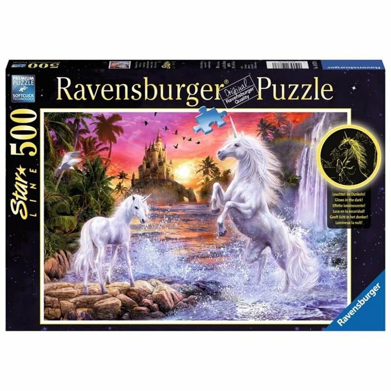 Ravensburger Puzzle - Einhörner Am Fluss (500 Teile) 3 Ravensburger Puzzle - Einhörner Am Fluss (500 Teile)