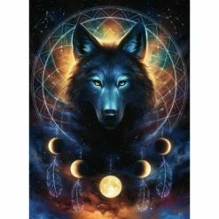 Ravensburger Puzzle - Leuchtender Wolf (500 Teile) -FANTASYWELT Verkäufe ravensburger puzzle leuchtender wolf 500 teile2