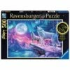 Ravensburger Puzzle - Wolf Im Nordlicht (500 Teile) -FANTASYWELT Verkäufe ravensburger puzzle wolf im nordlicht 500 teile