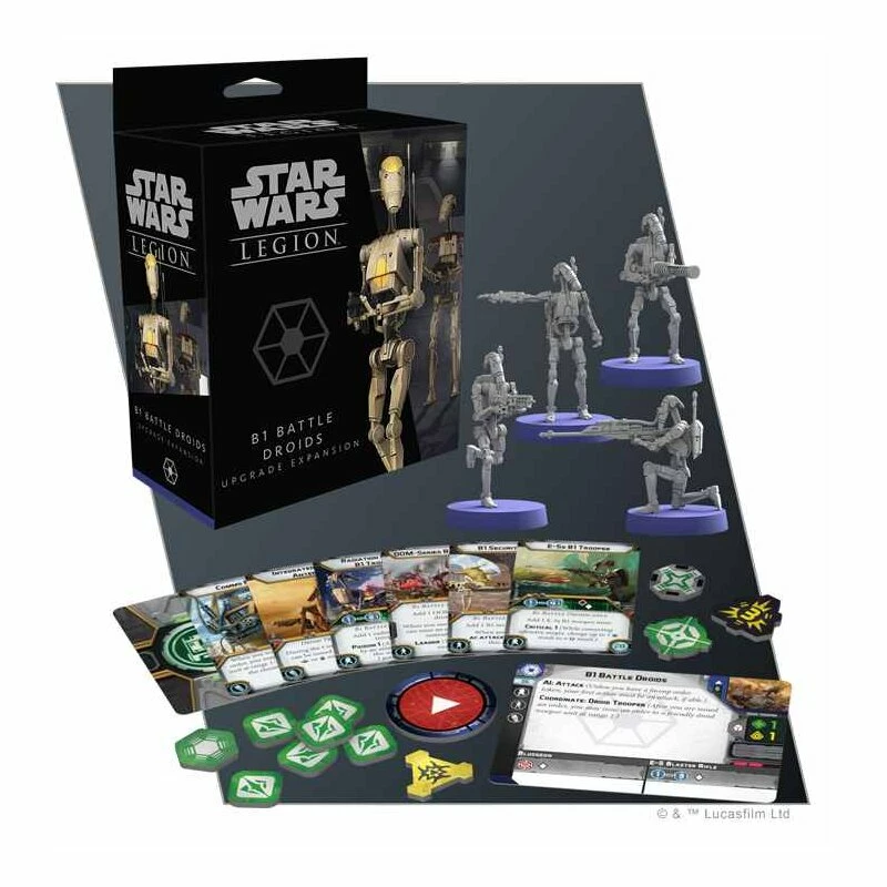 Fantasy Flight Games Star Wars Legion: B1 Battle Droids Upgrade Expansion (EN) 3 Fantasy Flight Games Star Wars Legion: B1 Battle Droids Upgrade Expansion (EN)