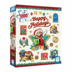 USAopoly Super Mario "Happy Holidays" Puzzle (1000 Teile)