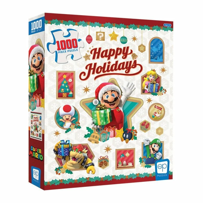 USAopoly Super Mario "Happy Holidays" Puzzle (1000 Teile) 3 USAopoly Super Mario "Happy Holidays" Puzzle (1000 Teile)