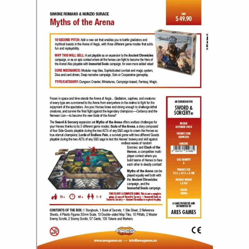 Sword & Sorcery: Myths Of The Arena (EN) 4 Sword & Sorcery: Myths Of The Arena (EN) – Bild 2