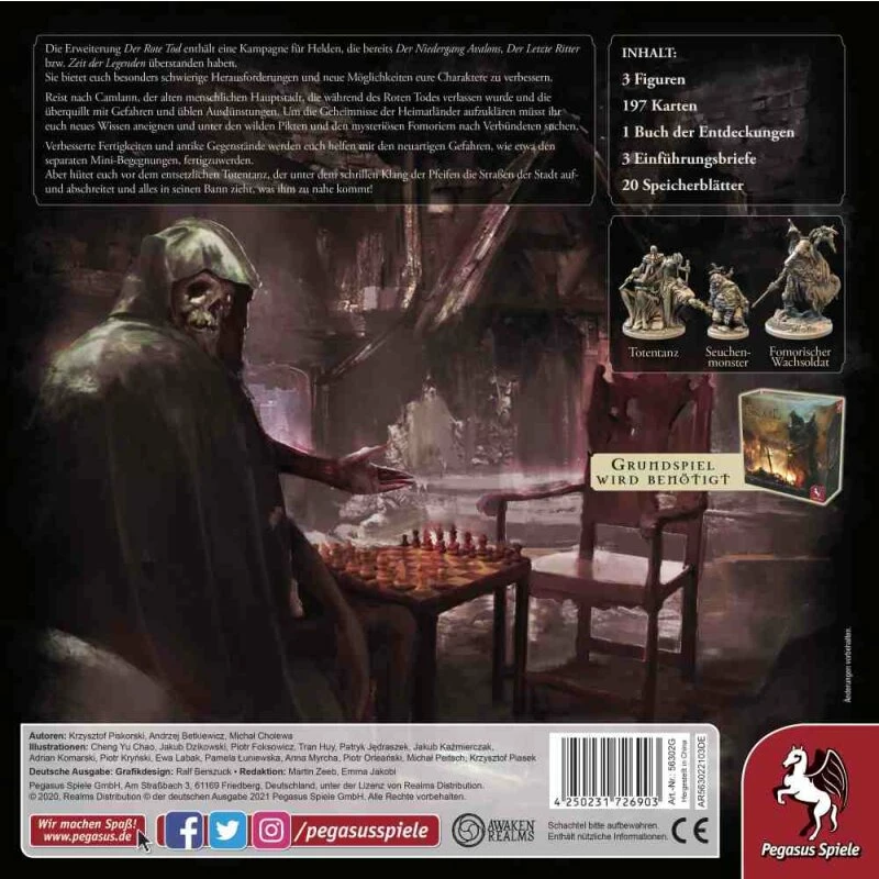 Pegasus Spiele Tainted Grail: Der Rote Tod (DE) 4 Pegasus Spiele Tainted Grail: Der Rote Tod (DE) – Bild 2