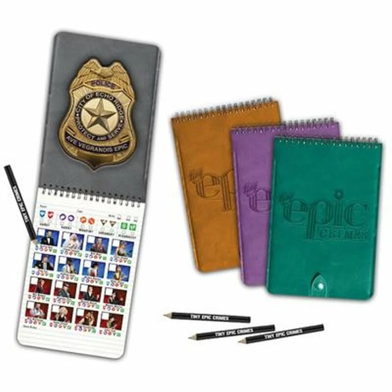 Tiny Epic Crimes - Detective Notebooks Set (EN) (4) 3 Tiny Epic Crimes - Detective Notebooks Set (EN) (4)