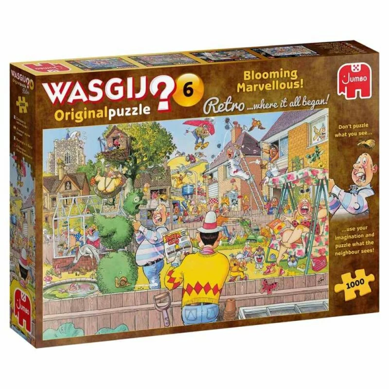 Wasgij Retro Original 6: Blühende Pracht (1000 Teile) 3 Wasgij Retro Original 6: Blühende Pracht (1000 Teile)
