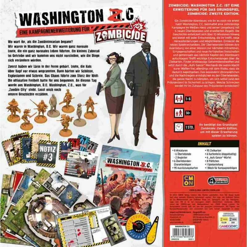 Zombicide 2. Edition: Washington Z.C. (DE) 4 Zombicide 2. Edition: Washington Z.C. (DE) – Bild 2